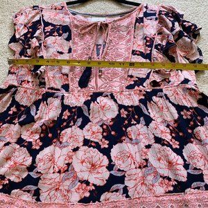 Knox Rose flowy floral blouse